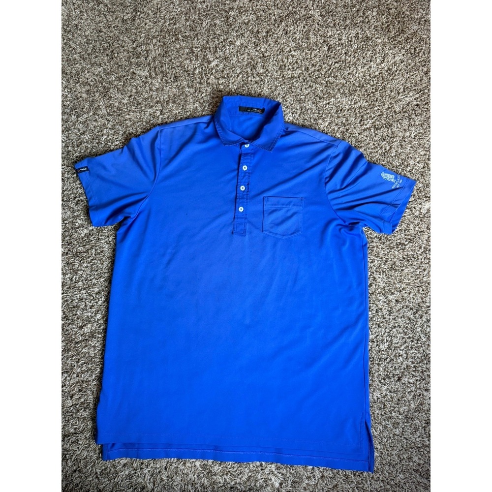 RLX Ralph Lauren Polo Large Blue Highland Golf Logo